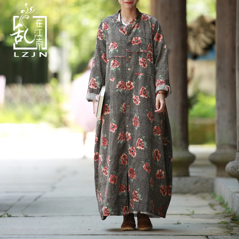 vent Coupe Automne Cache poussière Ethnique Trench Fleur Pardessus Gray Femelle 2019 Chic Femmes Trench Red Pour 2 Couleurs wine Manteau Kaban coat Longue QdWBoCerx