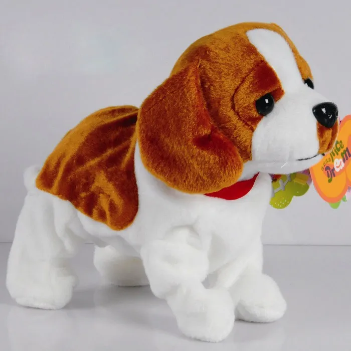TAORISFUN электронные собаки Pet Звуковое управление интерактивный робот собака лай стенд прогулки электронный для детская игрушка, подарок интерактивный питомец