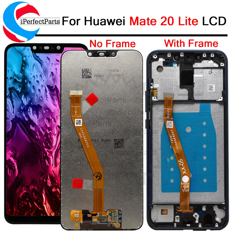 ЖК-дисплей 6 3 дюйма для Huawei mate 20 lite с рамкой сенсорная панель экран дигитайзером в