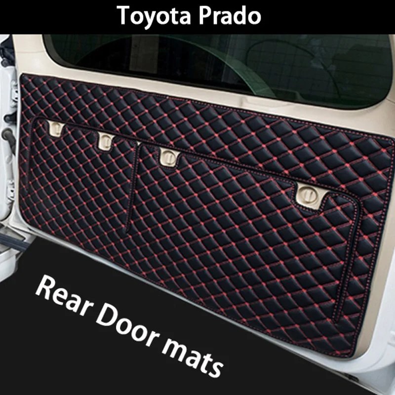

Car door mats for toyota land cruiser Prado 120 150 accessories car trunk mats cargo liner boot Mat trunk carpet liner