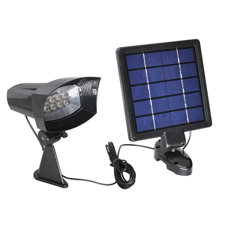 Zhenlong New Split Solar Wall Lamp 8LED Outdoor Emergency Light 300LM