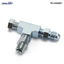 Адаптер фитинг тройник 3 Way 1/" NPT до 4AN и блок вилки соединителя датчик давления подачи масла TK-CGQ201
