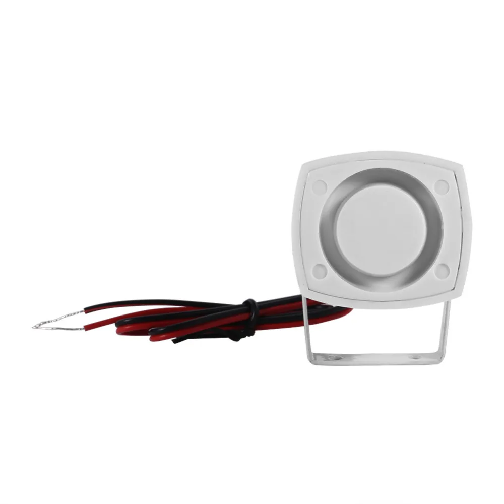 Generic Wired Mini Horn Siren Loud Home Vehicle Security Sound Alarm