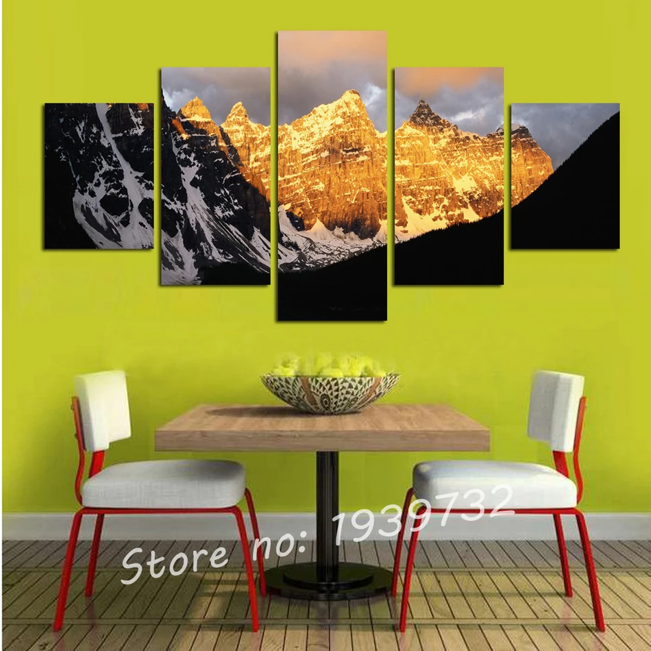 Online kopen wholesale mountain landschap schilderijen uit china ...
