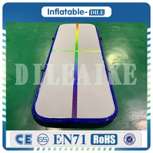 Надувной воздушный трек гимнастический воздушный коврик, 9,8 футов воздушный пол с насосом для домашнего использования, тренировок, Черлидинга, йоги