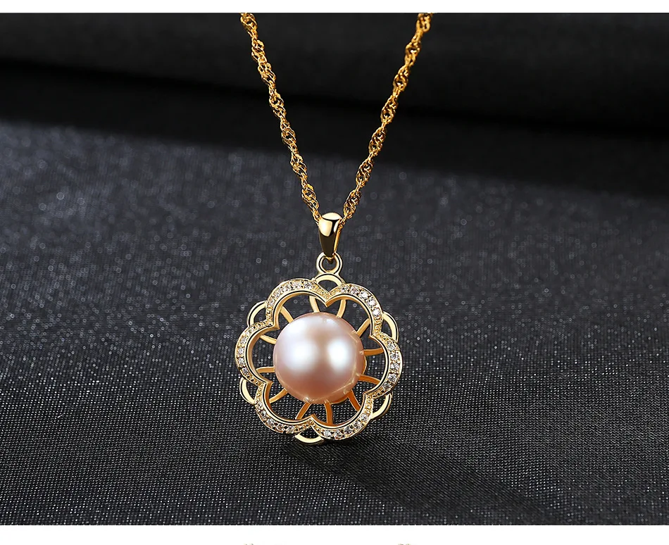 

S925 sterling silver pearl necklace fashion wild ladies necklace LB09