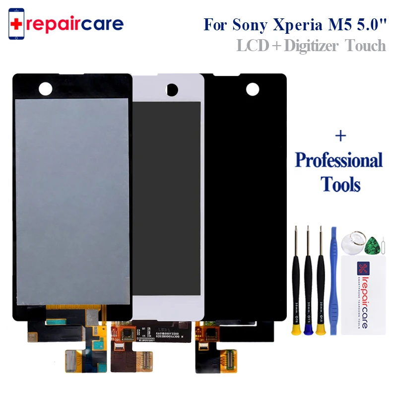 Для sony Xperia M5 ЖК-дисплей + сенсорный экран рамка дигитайзер в сборе E5603 E5606 E5653 E5633