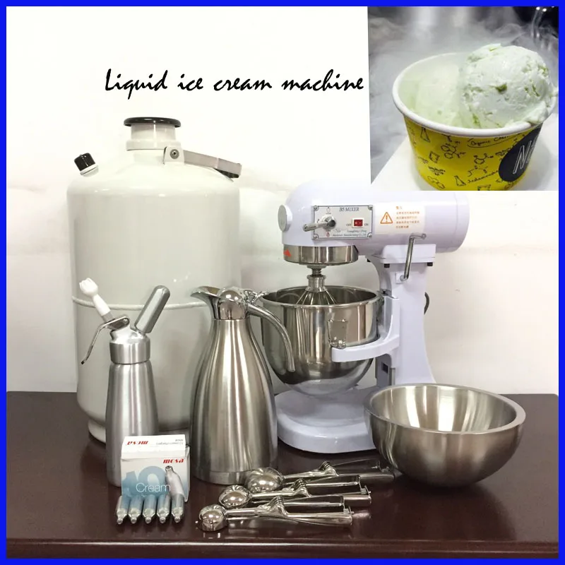 

Popular Liquid nitrogen ice cream machine/ Auto Supply Tank for Ice Cream Making with high quality