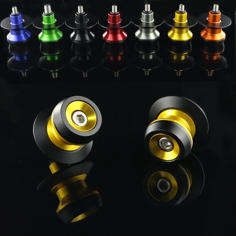 

For Kawasaki ZX6R ZX-6R ZX10R ZX-10R Z1000 Motorcycle CNC Aluminum Swingarm Spools Sliders Stands Screws
