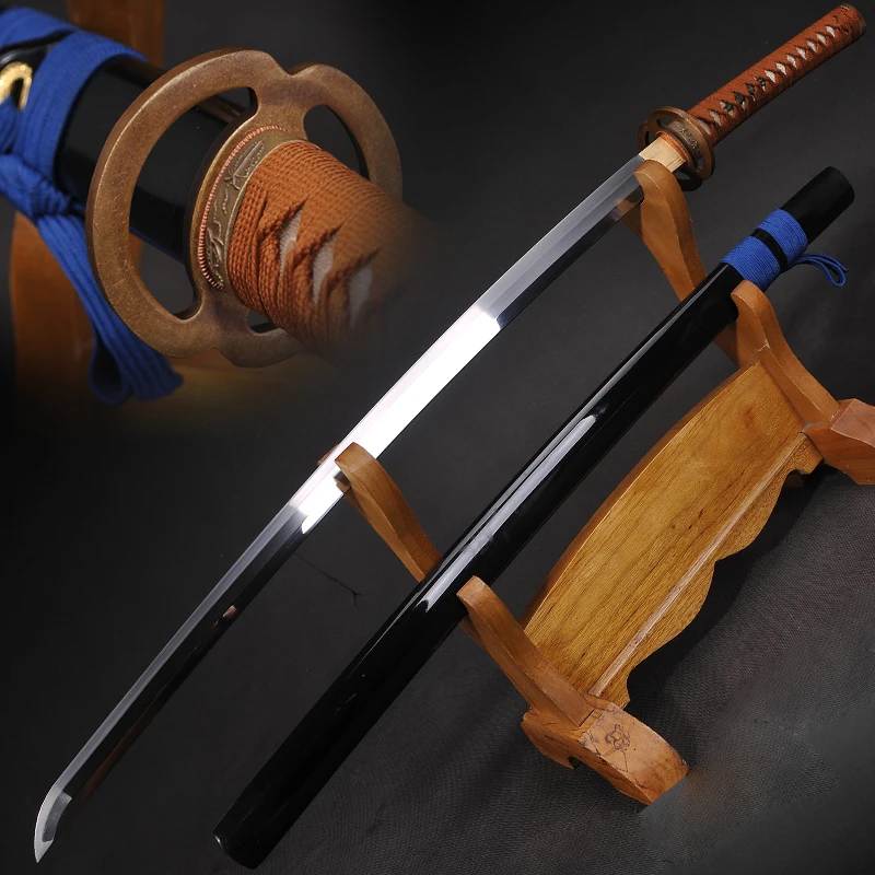 Japanese Samurai Sword Katana Hand fine polished Oil Quenched Spring Steel Full Tang Blade