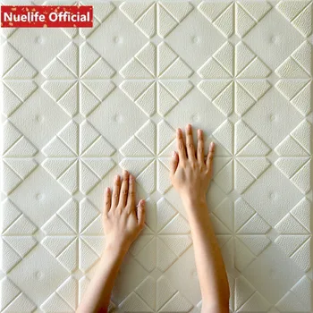 

3d diamond pattern foam wall sticker ceiling living room bedroom kids room TV background wall soft bag self-adhesive wallpaper