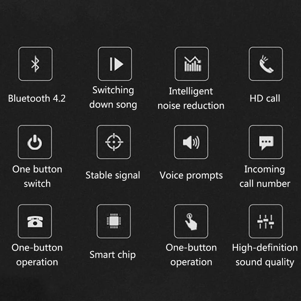 Bluetooth наушники Беспроводная гарнитура TWS Двойные близнецы стерео музыка eapphone для iPhone 7 samsung Android Xiaomi huawei