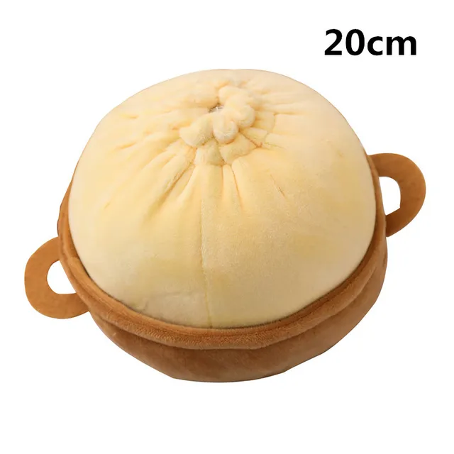 Cute Plush Toy Stuffed Doll Chinese Food Steamed Stuffed Bun Pillow