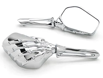 

Chrome Custom Motorcycle Skeleton Mirrors For V-Rod Night Street V Rod