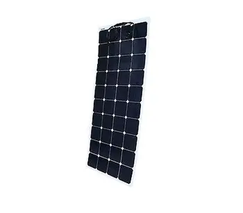 

100W Light weight Sun Power Monocrystalline semi flexible solar panel for RV, Caravan, vehicle, Car use
