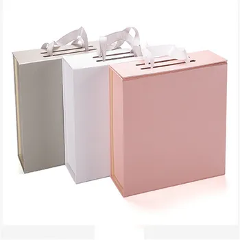

2019 Newest Arrived Cardboard Jewelry Gift Box Storage Display High-quality Dust-proof Packaging Jewelry Gift Box 38*27.5*13.5cm