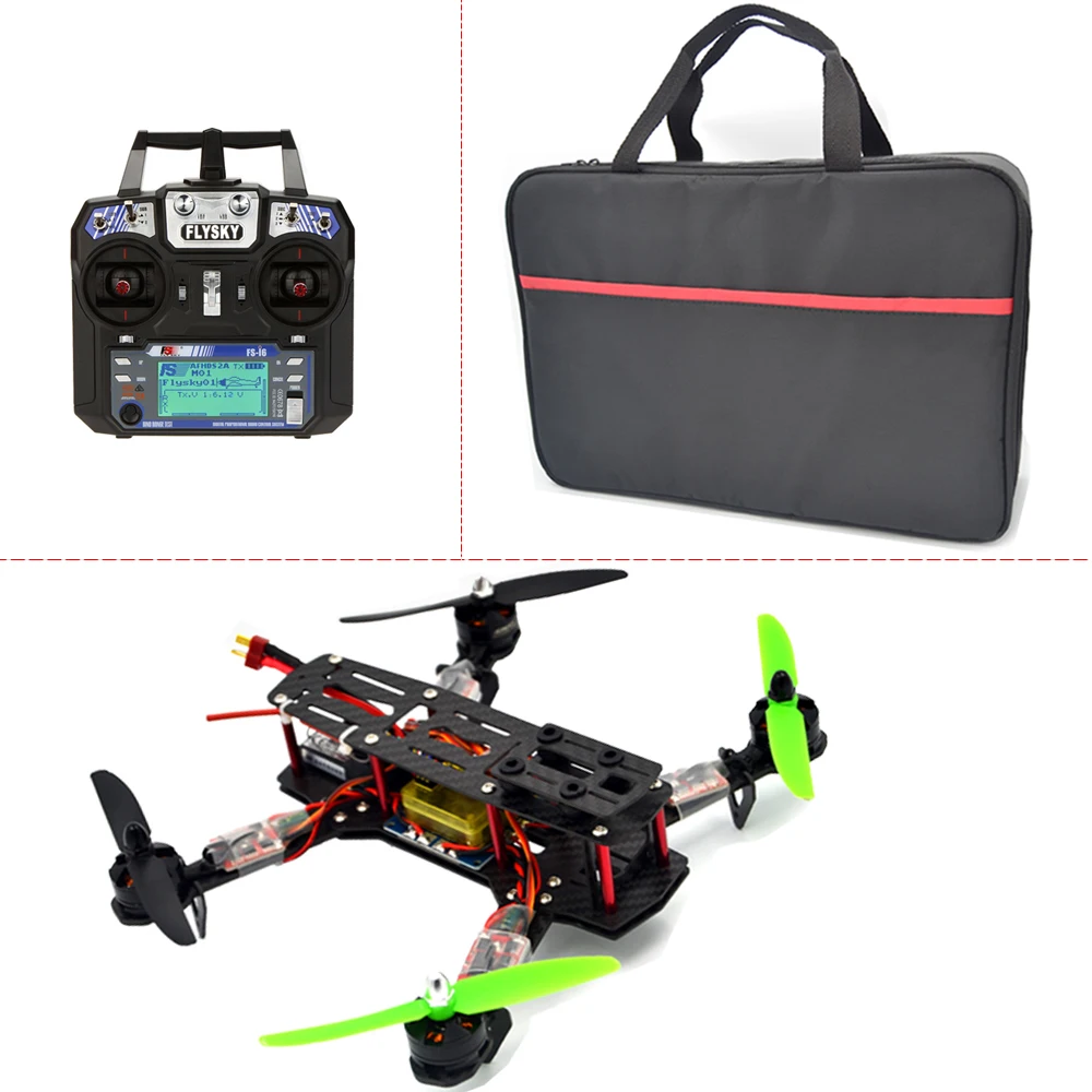 CC3D Flight Controller + MT2204 2300KV Motor + Simonk 12A ESC +FlySky FS-I6 for FPV+QAV 250 RTF Quadcopter Frame Wholesale Toys & Hobbies