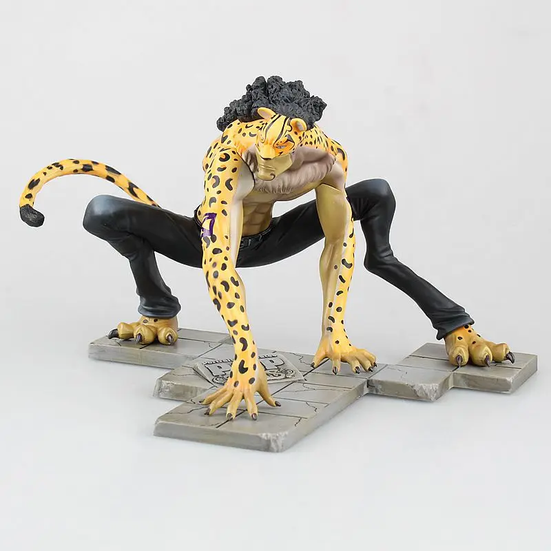 

Anime One Piece P.O.P MAS Rob Lucci Leopard Version PVC Model Figure Toys 15cm