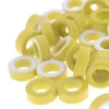 50pcs T50-26 Yellow White Ring Iron Ferrite Toroid Cores 7.5mm Inner Diameter For Inductors ► Photo 1/4