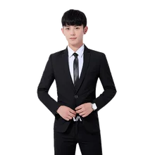 Мужской костюм куртки s m l 2XL 3XL Синий Черный Серый Красный Модный свадебный лучший мужской блейзер тонкий досуг Молодежный удобный