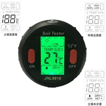 

5 In 1 PH Meter Soil Tester Analyzer Temperature Humidity Luminance Water Content PH Tester for Landscaping Vegetable Planting