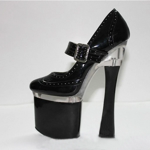 Sexy stage performance 18CM high-heeled women's shoes, banquet show pole dance performance, dancing shoes
