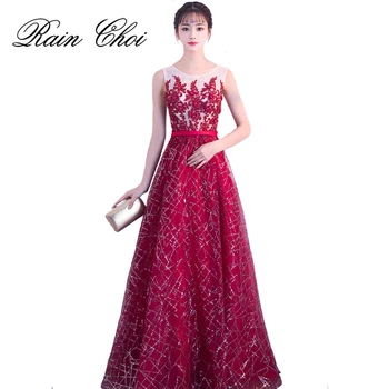 

vestido de noche Floor Length Prom Dress A-line Formal Party Gown Long Evening Dresses