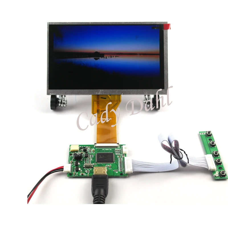 

HDMI LCD Driver Controller Board DIY Kits + 7 inch 800X480 TFT AT070TN92 90 94 LCD Panel for Raspberry PI 3 3B