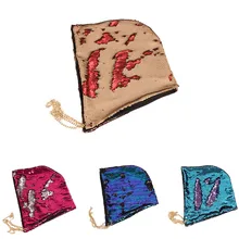 Популярная Осенняя Женская модная Русалка шляпа Волшебные двусторонние пайетки шапка с капюшоном нарядная цветная меняющая шляпа сексуальный головной убор, Новинка