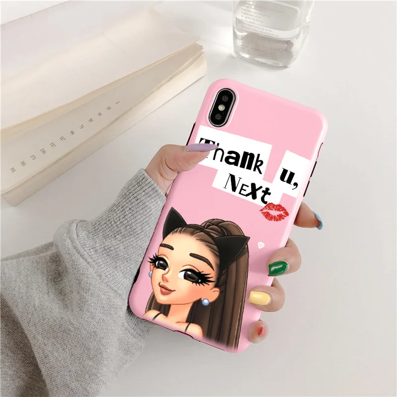 Чехол Ariana Grande Ag ciciber thank u, the next adoante из ТПУ для iPhone 4 5 6 7 8 plus x XR fundas Capa Cover - Цвет: --P