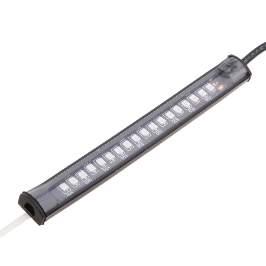 Motorcycle LED 39-41mm Fork Turn Signal Strip Kit Amber Lights LED Motorcycle Fork Turn Signal Kit