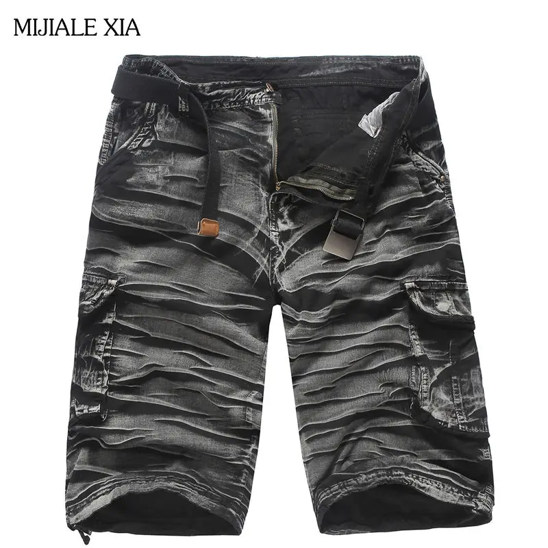 New Arrival Men's Cargo Capri Pants Summer Baggy Pants Pure Cotton