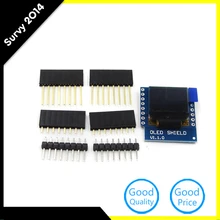 0 66 inch For Wemos Oled 64X48 IIC I2C LCD OLED LED Dispaly Shield for Arduino