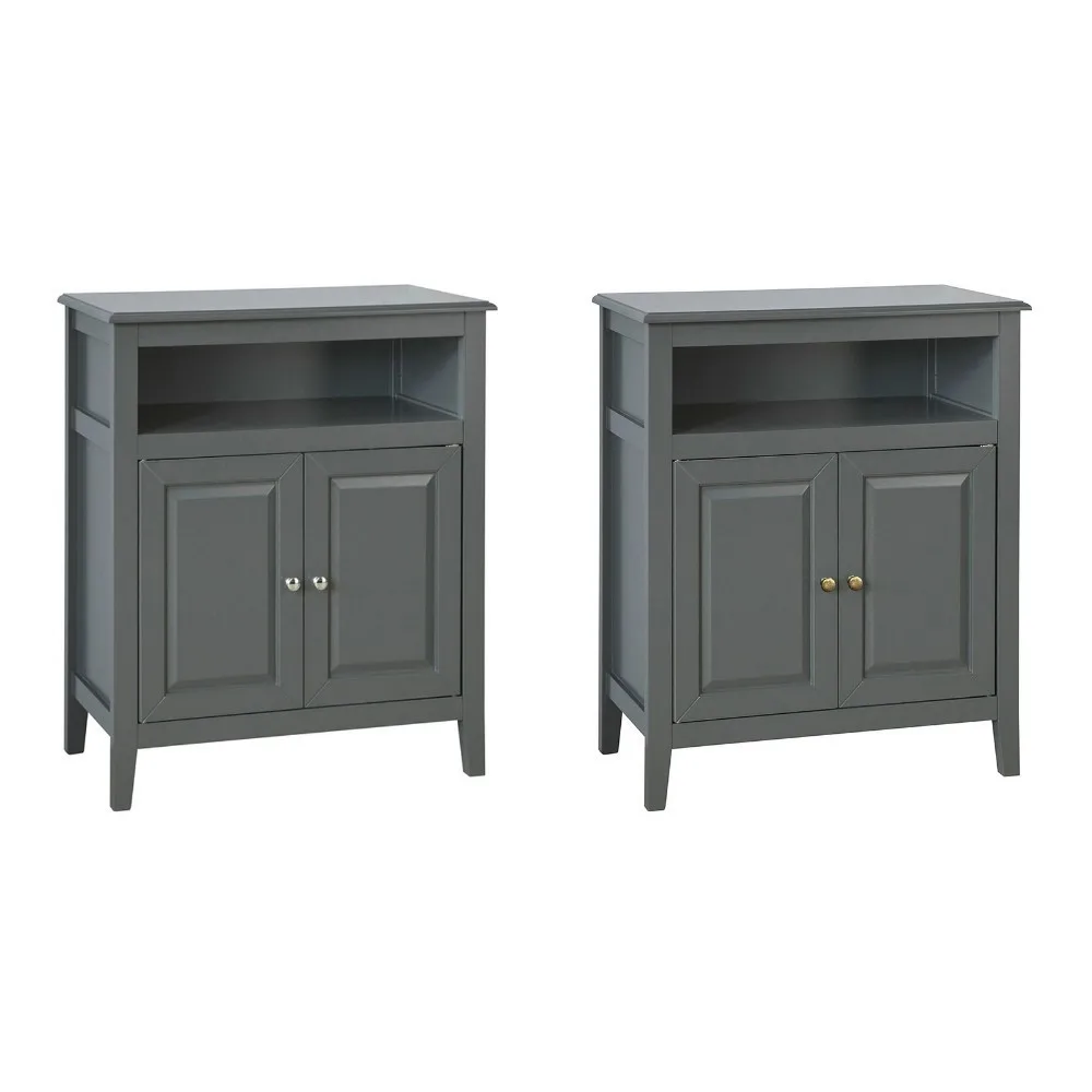 White Under Sink Bathroom Storage Cabinet with Double Sliding Door SoBuy FRG128-II-W