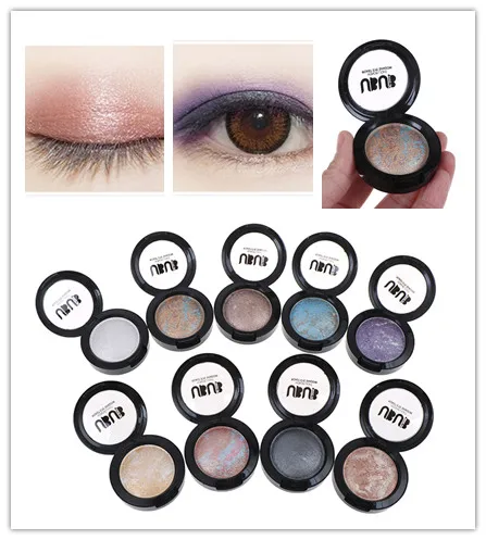Hot Soft Glitter Eye Shadow Fashion Makeup Shimmering Colors Metallic Eye Cosmetic Long Lasting Bright Eyeshadow Multicolor