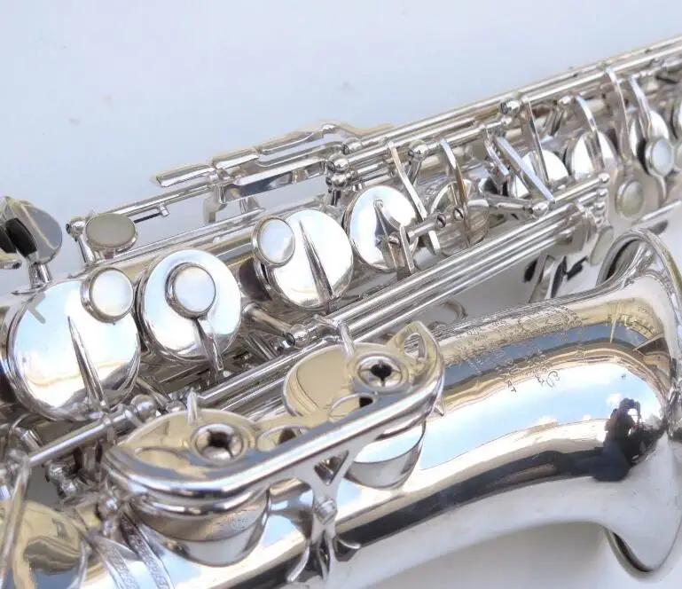 

Amazing New 1958 Selme Mark VI alto saxophone Silver Plated .99% same original silver .Pro overhaul.replica