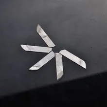 100 Шт./лот Щепка 18 Pins Иглы Татуировки Лезвие Перманентный Макияж Татуировка Лезвие Microblading Татуировки Руководство Ручка Татуировки Лезвие