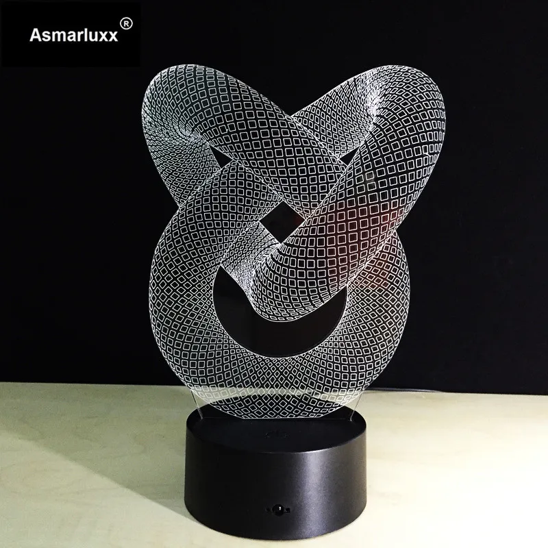 Asmarluxx 3d led lamp20043