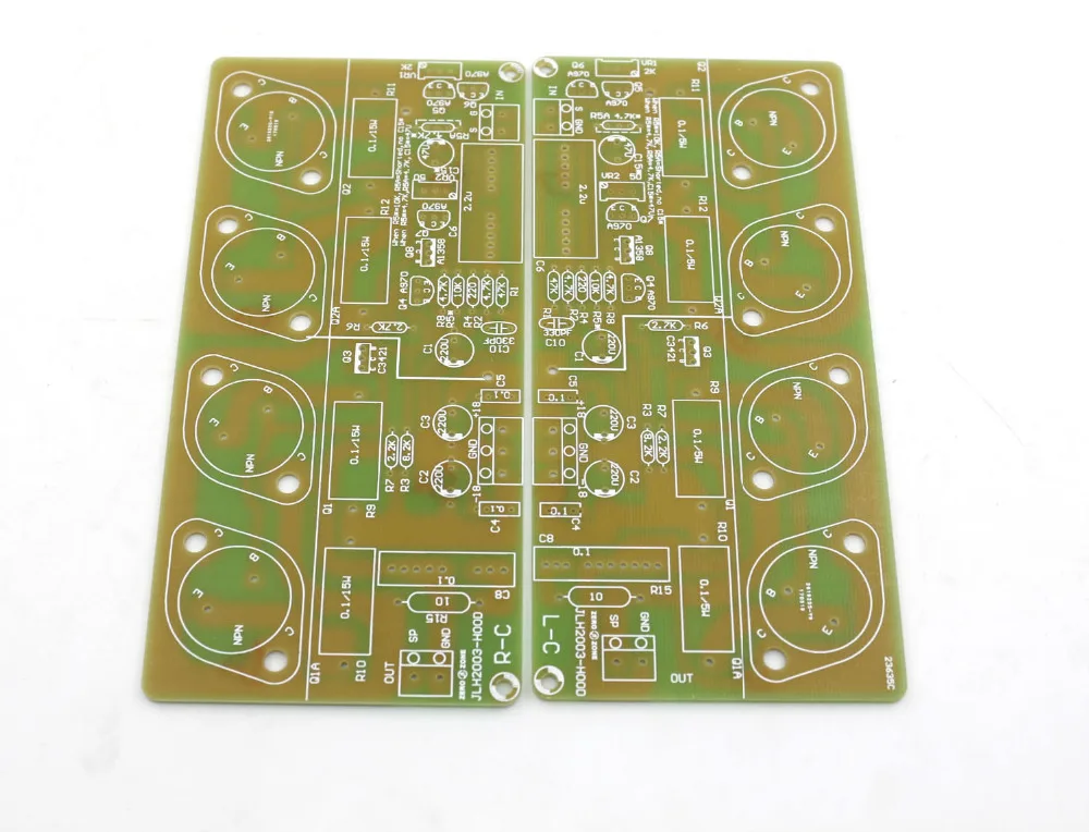 

Free ship HOOD-JLH2003 gold tube power amplifier PCB a set of two pcs
