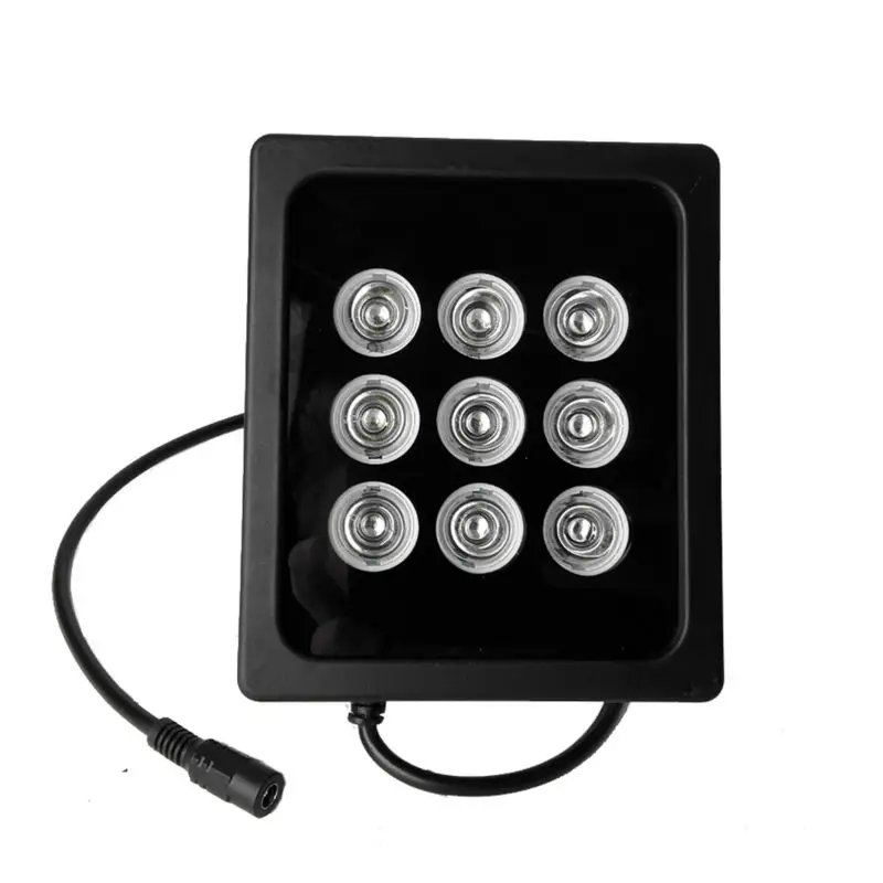 

CCTV 9pcs Array LED Illuminator IR Infrared Night Vision Light for Security Cameras System Fill Light