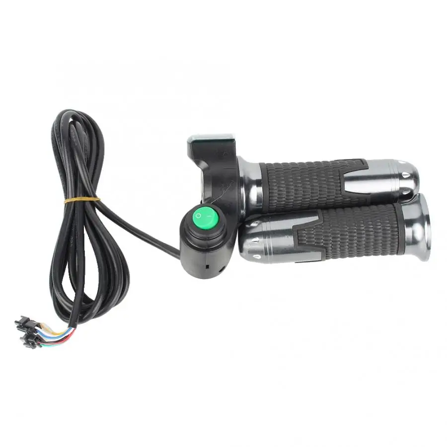 

Electric Bicycle Throttle Handle Grips With LED Digital Display Screen Electric Bike Handle Throttle E-bike Accessories