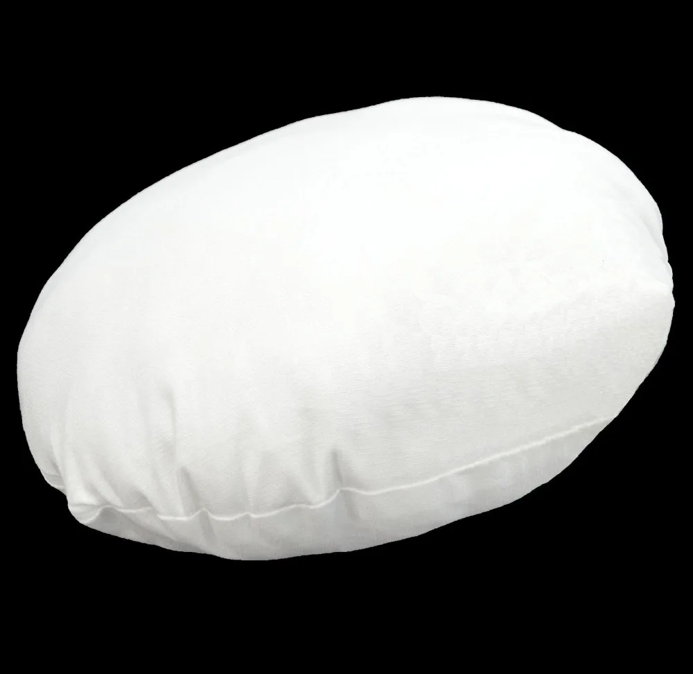 

aa132r ( Only Sell Cover ) White 100% Cotton Canvas Round Shape Cushion Cover Pillow cover 53 kinds of colors
