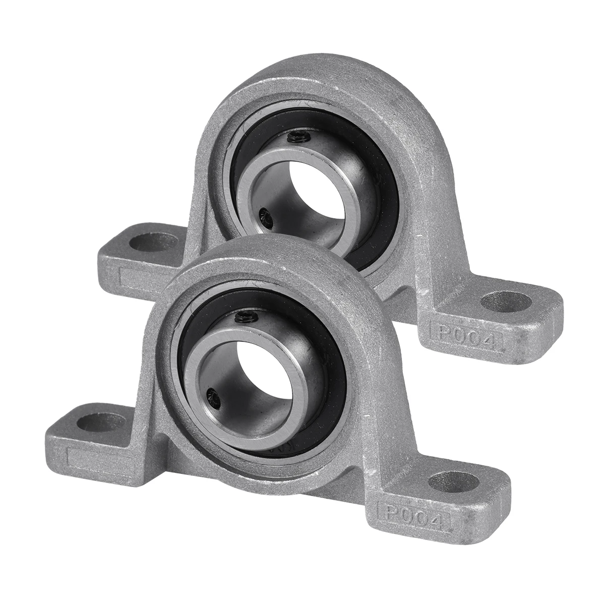 

2pcs Vertical Seat Belt Bearing Pillow Block Flange Bearing 20mm Inner Diameter KP004 Zinc Alloy (Silver)