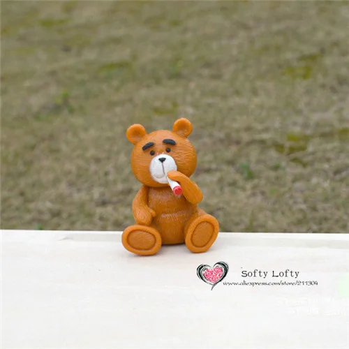 Ted Mans Teddy Bear Mini Figures 6pcs - 7