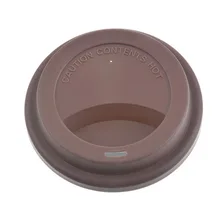 1PC Coffee Food Grade Dustproof Silicone Cover Circular Seal Single Layer Ceramic Glassr Silicone Cup Lid