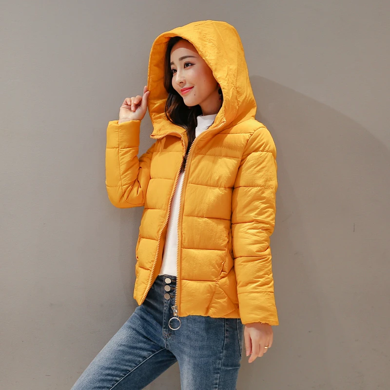 Повседневная короткая женская зимняя куртка с капюшоном с подкладкой размера плюс 5XL 6XL Casaco Feminino Inverno короткая верхняя одежда женское пальто s