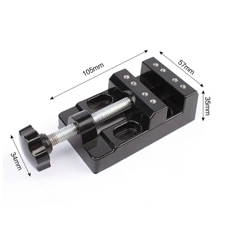 

Brand New 57mm Adjustable Mini Jaw Bench Clamp Drill Press Vice Opening Parallel Table Vise DIY Sculpture Craft Hand Tool