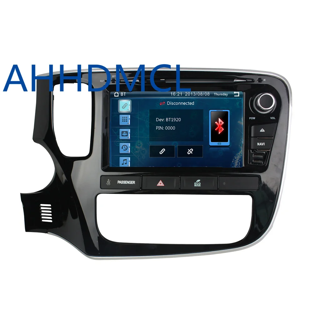 Best AHHDMCL Car Multimedia Player DVD Radio Stereo Audio GPS Navigation For Mitsubishi Outlander 2014 2015 2016 2017 4
