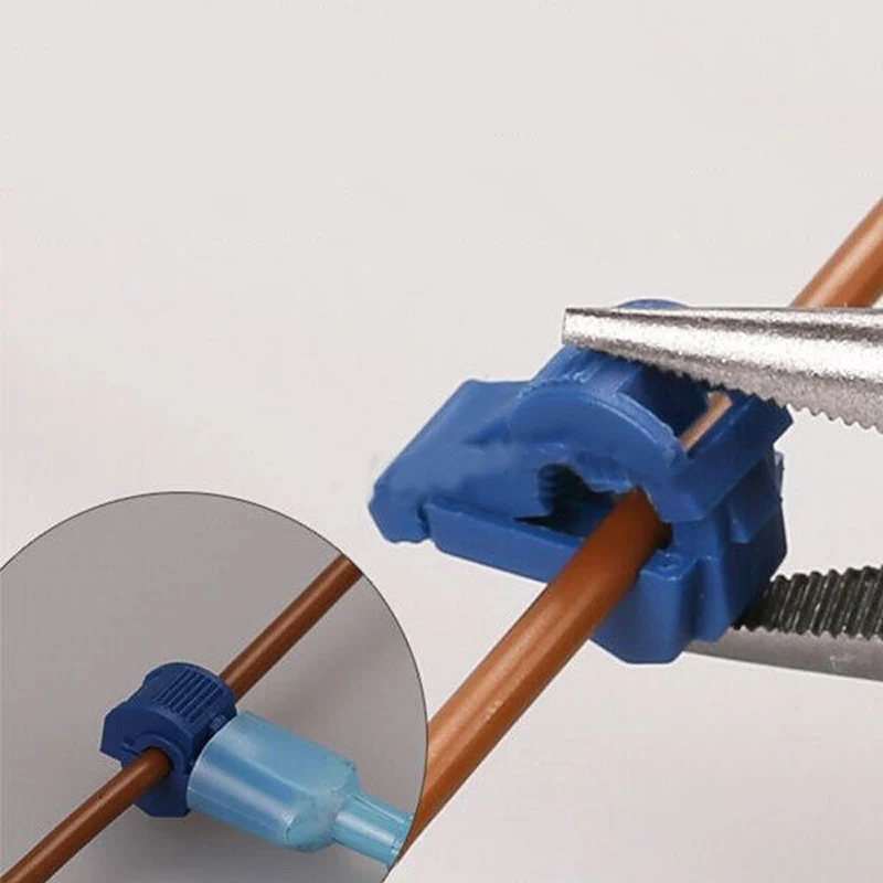 100/10pcs Quick Splice Spade Connectors Electrical Wire Cable Crimp Terminals Set 0.3-6mm2 Red/Blue/Yellow