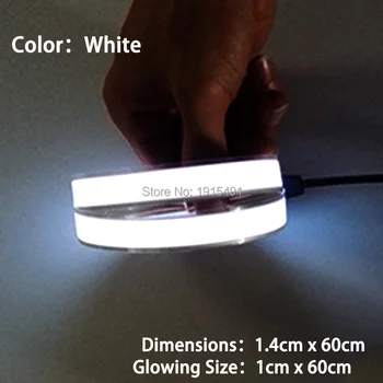 

1.4 X 60CM 8 Colors Choice EL Tape EL wire EL Strip + DC3V Sound Active EL driver for Novelty light,display,car styling Decor